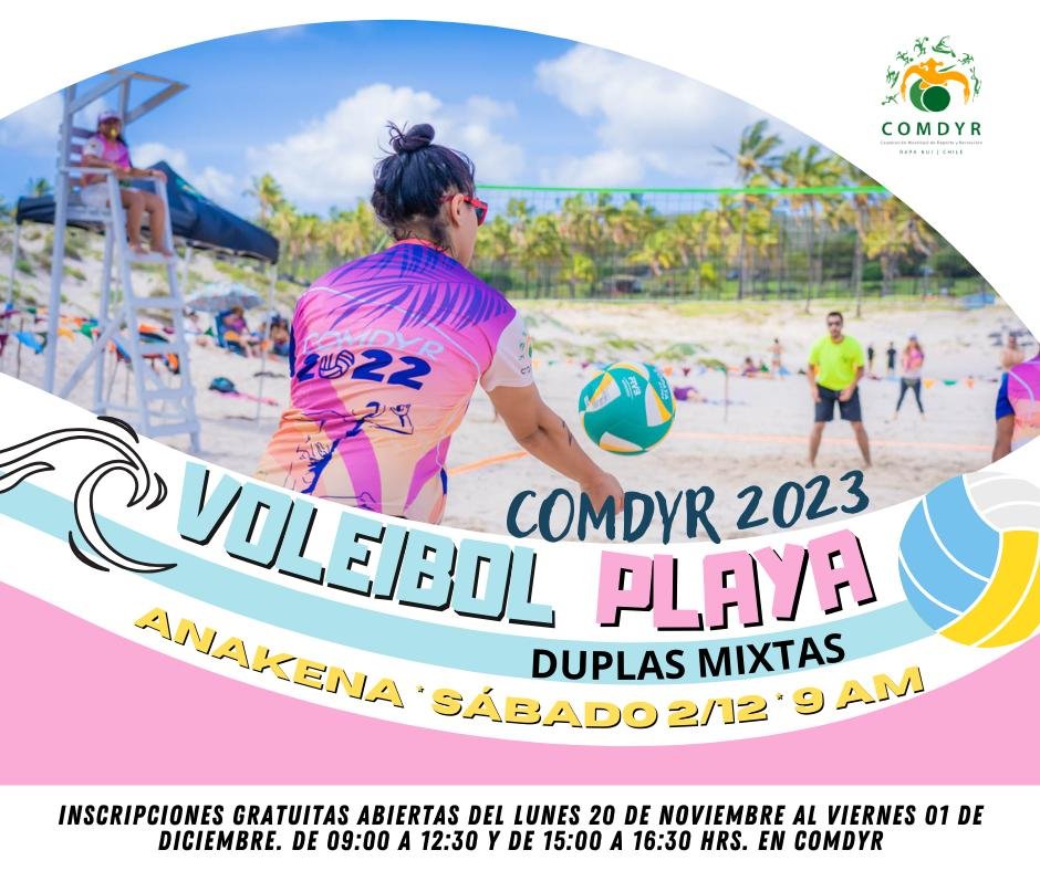 Voleibol playa COMDYR - 2023